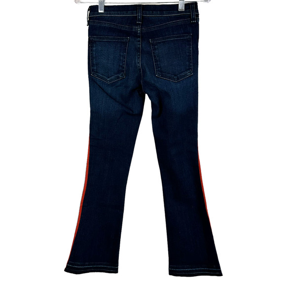 Veronica Beard Jeans NWOT Carolyn Baby Boot Jeans Side Stripe Size 25 Button Fly - Picture 4 of 10